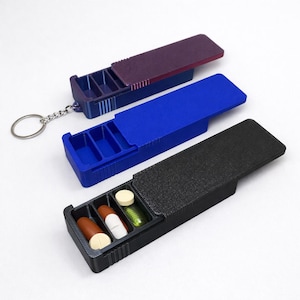 Pilulier miniature 7 jours : distributeur de pilules portable pour les déplacements – boîte hebdomadaire pour la prise quotidienne de médicaments