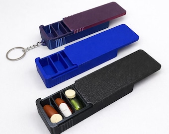 Mini 7-Tage-Pillenbox: Tragbarer Tablettenspender für unterwegs – Wochenbox für die tägliche Medikamenteneinnahme