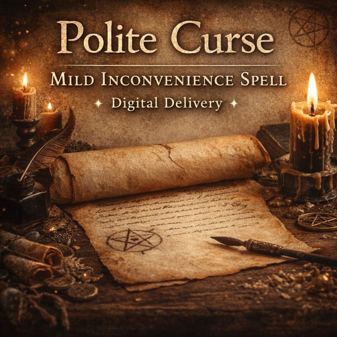 Polite Curse - Mild Inconvenience Spell - Funny and Harmless Ritual ...