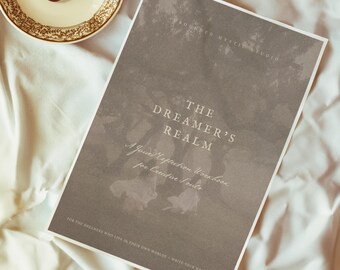 Fantasy Guided Journal Printable | The Dreamer’s Realm Digital Writing Workbook for Creative Souls