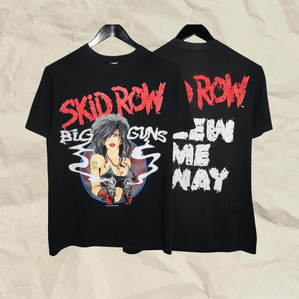 Skid Row Vintage T Shirt - Etsy