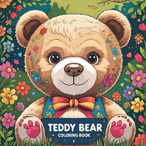 Teddy Bear Coloring Page: Cute Simple Kids Activity, Printable