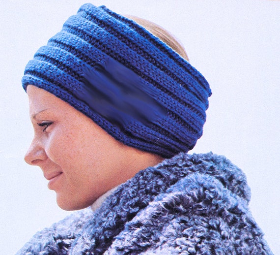 Vintage Turban Hat Hairband In Aran 10 Ply Knitting Wool Yarn Pdf Pattern Download Vintage Turban Hat Hairband In Aran 10 Ply Knitting Wool Yarn Pdf Pattern Download