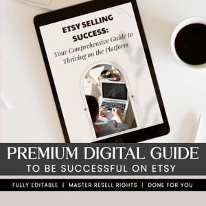 Etsy Selling Success E-book: SEO, Digital Product Strategy (PDF Download)