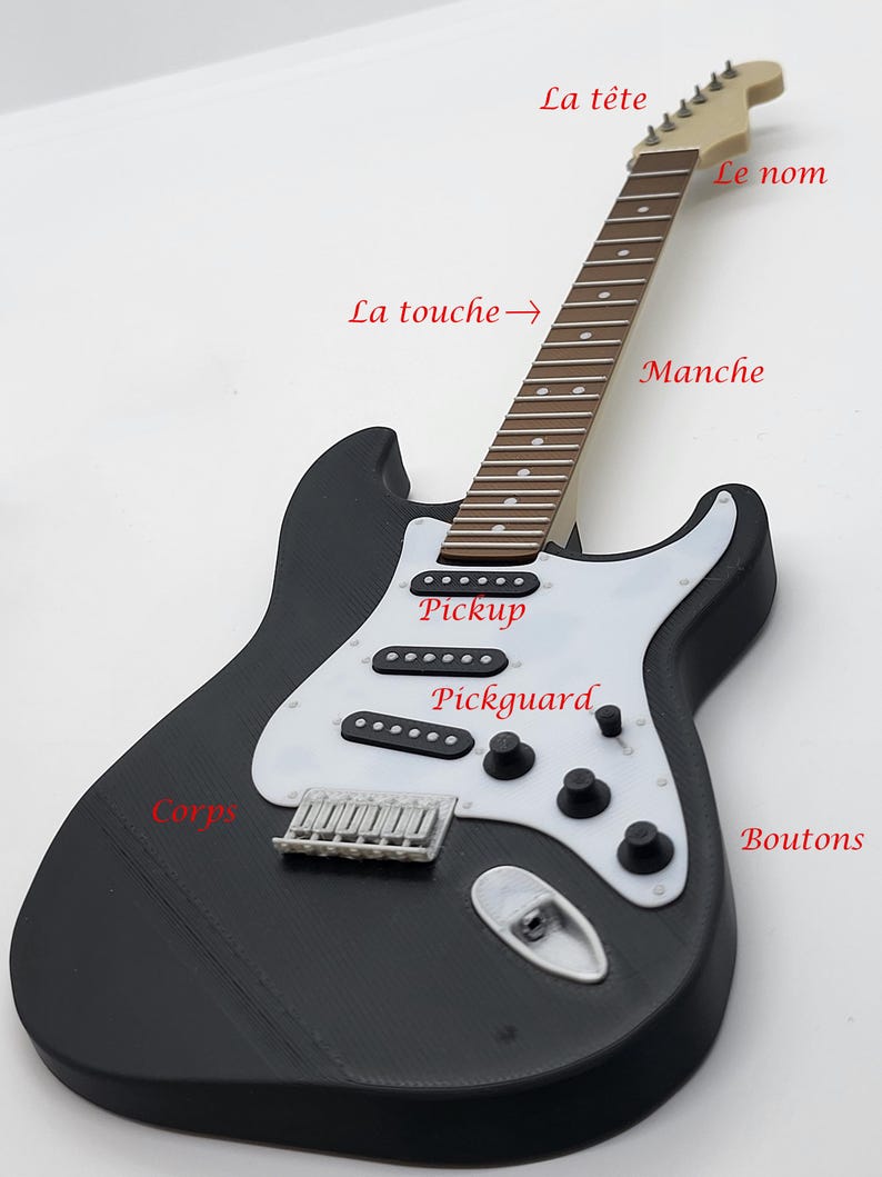 Support Écouteurs Guitar Personnalisable - Fait Main (Québec) - Pour Musicien/Gamer bild 10