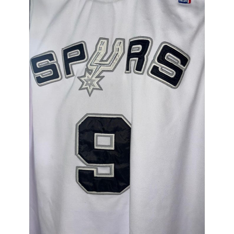 Tony Parker #9 Spurs Reebok Authentic Collection Jersey Size 52 XXL Stitched image 9
