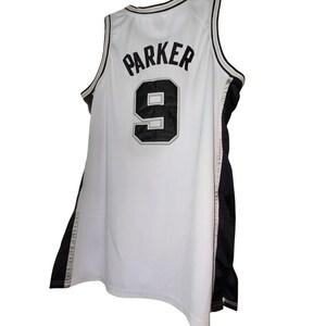 Tony Parker #9 Spurs Reebok Authentic Collection Jersey Size 52 XXL Stitched image 11