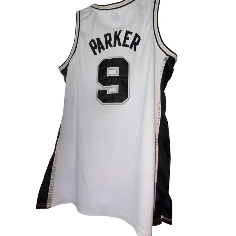 Tony Parker #9 Spurs Reebok Authentic Collection Jersey Size 52 XXL Stitched image 11
