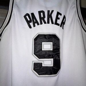 Tony Parker #9 Spurs Reebok Authentic Collection Jersey Size 52 XXL Stitched image 4