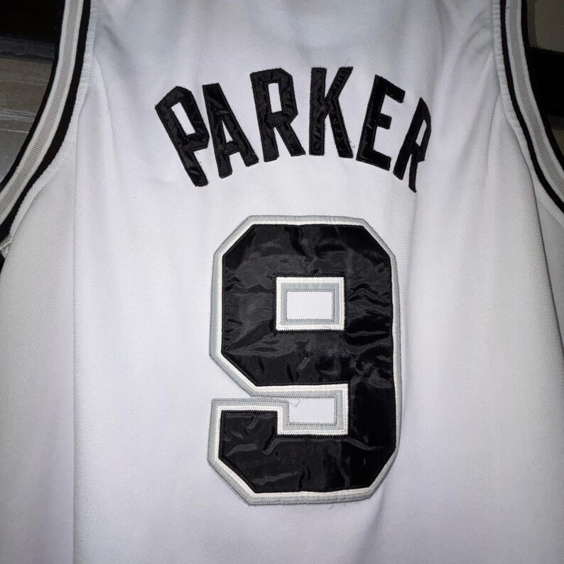 Tony Parker #9 Spurs Reebok Authentic Collection Jersey Size 52 XXL Stitched image 4
