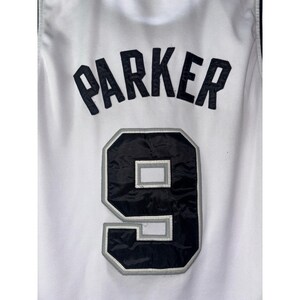 Tony Parker #9 Spurs Reebok Authentic Collection Jersey Size 52 XXL Stitched image 10