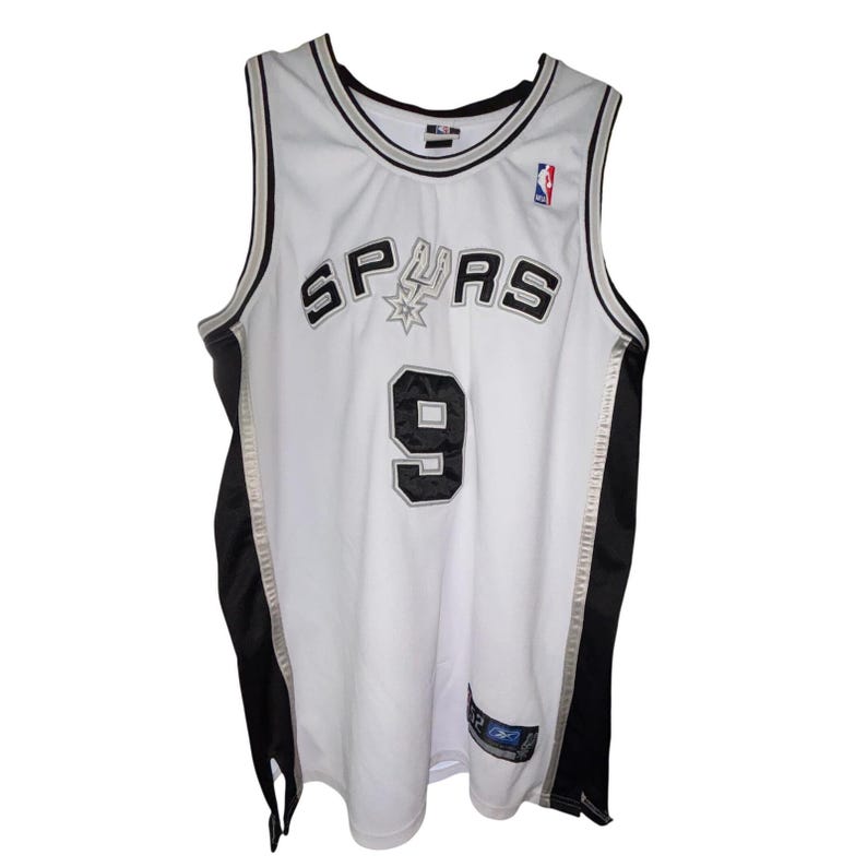 Tony Parker #9 Spurs Reebok Authentic Collection Jersey Size 52 XXL Stitched image 1
