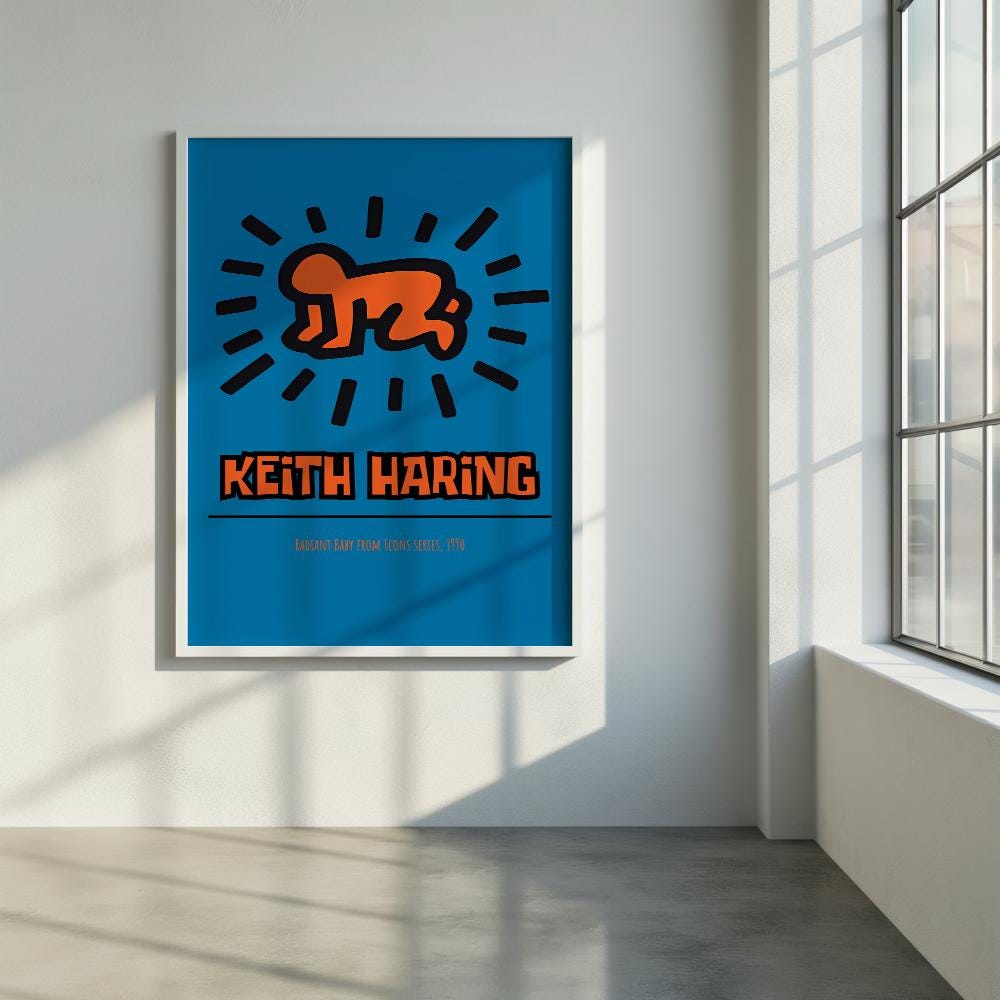 Keith haring radiant baby - Etsy 日本
