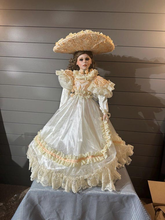 Victorian Porcelain Doll 