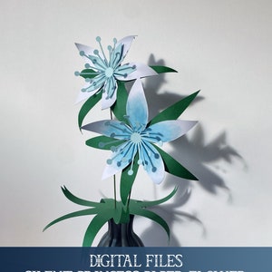 Silent Princess SVG Paper Flower Template - Digital Files