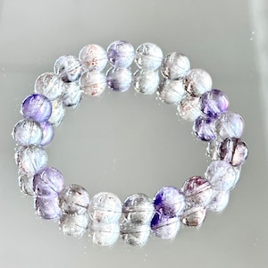 Super Seven Crystal Bracelet: Handmade Spiritual Healing Jewelry