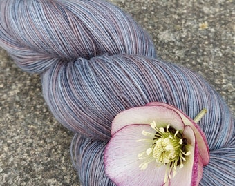 Hand Dyed Laceweight Yarn, Singles Lace Yarn for knitting or crochet, British Falkland Merino wool yarn, 100g