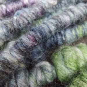 Bulky Coiled Art Yarn, Handspun Art Yarn, Weaving Yarn, Coiled Yarn, Chunky Art Yarn image 4