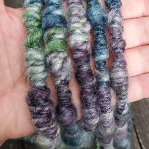 Bulky Coiled Art Yarn, Handspun Art Yarn, Weaving Yarn, Coiled Yarn, Chunky Art Yarn image 3