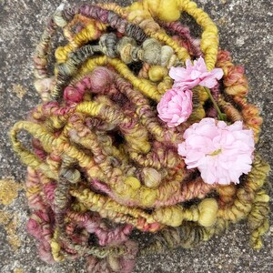 Bulky Coiled Art Yarn, Handspun Art Yarn, Weaving Yarn, Coiled Yarn, Chunky Art Yarn image 2