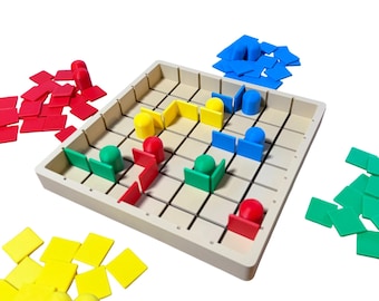 Wall Go Brettspiel Inspiriert von Devil's Plan Staffel 2 – Ein smartes Strategiespiel für schlaue Köpfe
