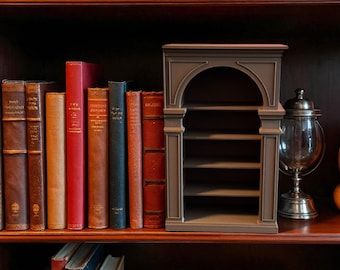 本棚ブックエンド | ミニチュアシェルフ | 本好きのインテリア | 読者へのギフト