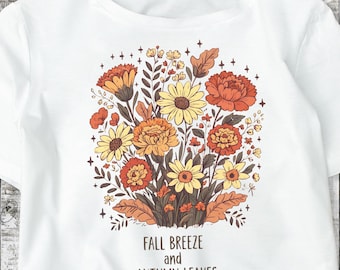 Ramo de flores de otoño PNG: Clipart de flores de otoño vintage (Descarga digital)