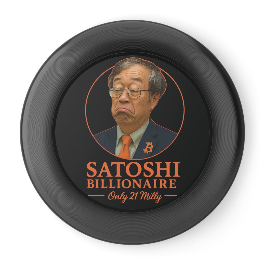 Frisbee - Bitcoin BTC - Satoshi Billionaire - Apenas 21 milhões - Apenas 21  milhões - Etsy Portugal