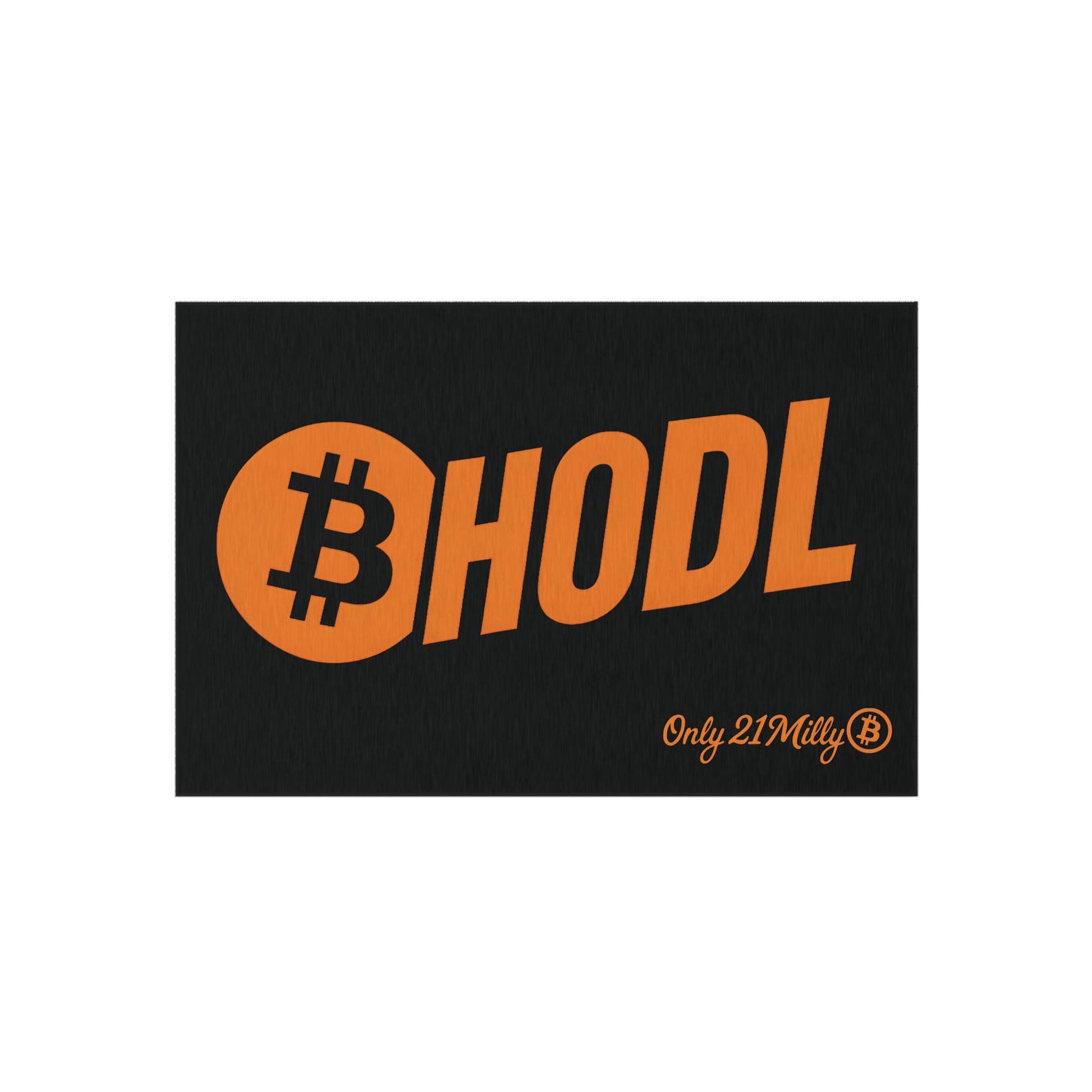 Bitcoin HODL Outdoor Rug | Crypto Logo Doormat - Etsy