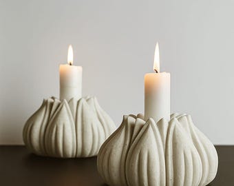 White Marble Candle Holder For House Warming Gift For His/Her