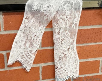 Long lace bridal sleeves,Wedding Chantilly lace sleeves,Fingerless lace bridal gloves,lace boleros,custom size,wedding arm covers