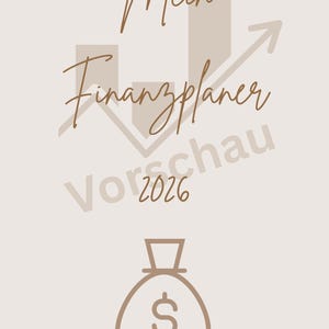 Digitaler Budget Planner 2026 | Haushaltsbuch und Finanzplaner im A6 Format | geeignet für GoodNotes | Sparziele und Ausgabenübersicht