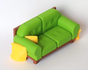 Habbo Club Sofa 3D-geprint