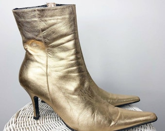 ladies leather ankle boots size 7