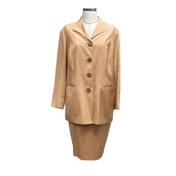Vintage Basic Tailor Womens Button Front Blazer S… - image 1