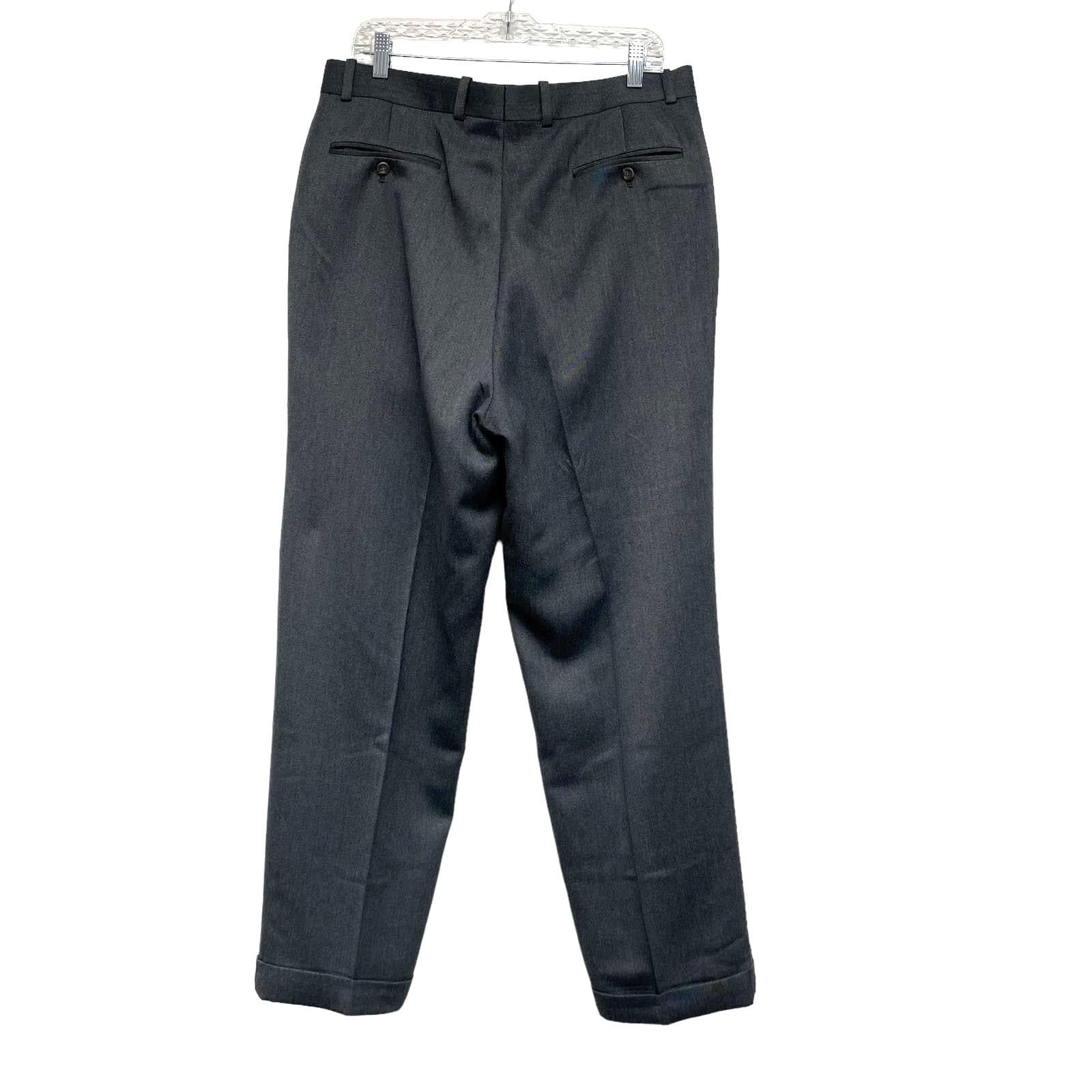 Vintage Zignoni Mens Size 36R Grey Pleat Front Trousers Pants - Etsy