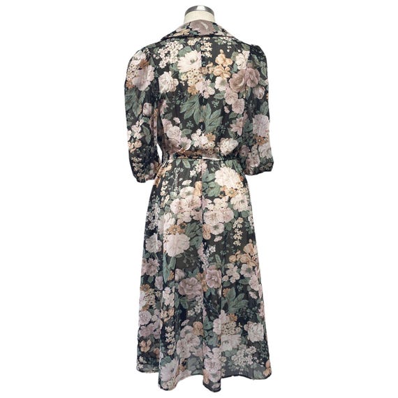 Robe Fleurie Robe Dentelle Col Claudine Vintage Robe Fleurie Semi