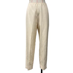 Vintage Ralph Lauren Collection Classics Damen Größe 8 Seidenhose Hose