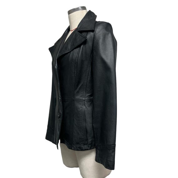 Vintage Maxima Wilsons Womens Size M Black Leathe… - image 4