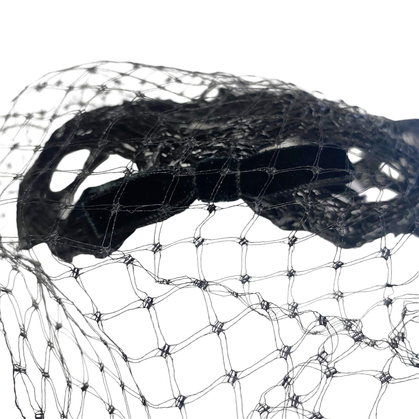 Vintage Black Netted Veil 19050s Pillbox Fascinator Hat - Etsy display picture 1