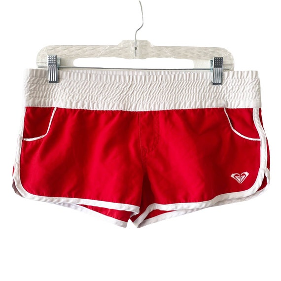 Vintage Roxy Mujer Talla 3 Rojo Blanco Swim Shorts - Etsy España