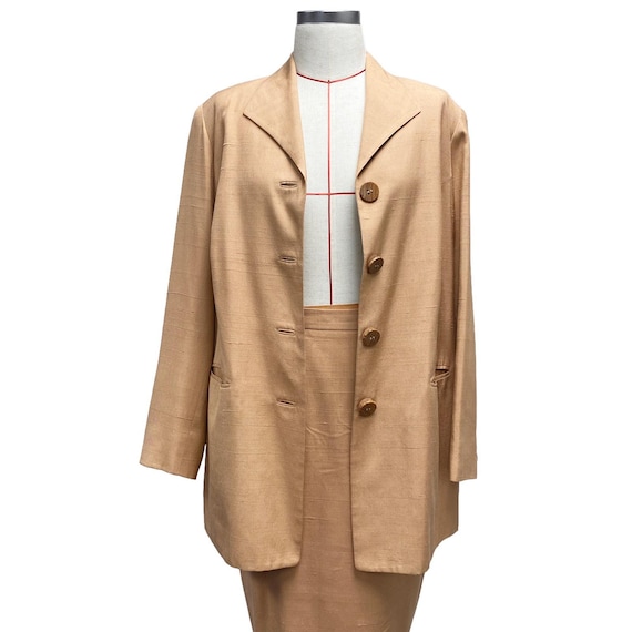 Vintage Basic Tailor Womens Button Front Blazer S… - image 3