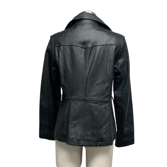 Vintage Maxima Wilsons Womens Size M Black Leathe… - image 6