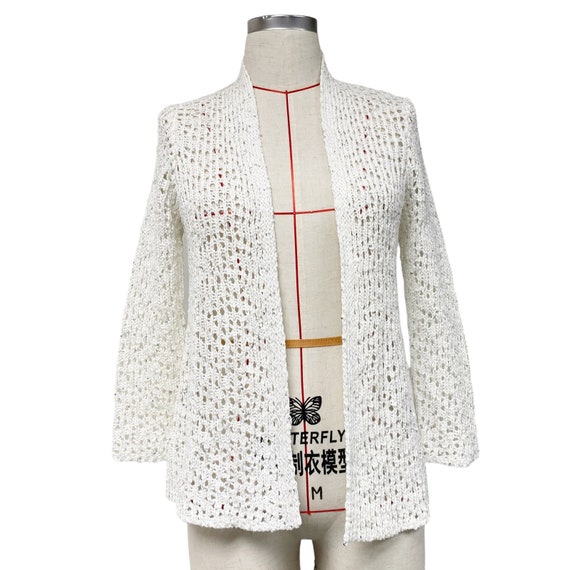 Loose Openwork Knit Cardigan Coat Loose Openwork Knit Cardigan Coat