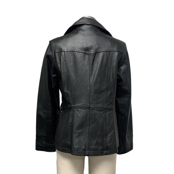 Vintage Maxima Wilsons Womens Size M Black Leathe… - image 7