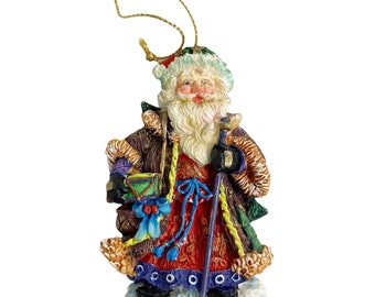 Crinkle Claus Pere Noel Santa 659705 Christmas Holiday Ornament Gift Collectable