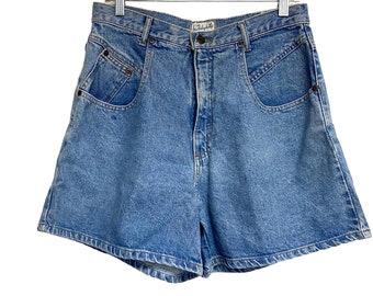 Vintage Beverly Hills Denim Co. Damen Shorts mit hoher Taille, Größe 13