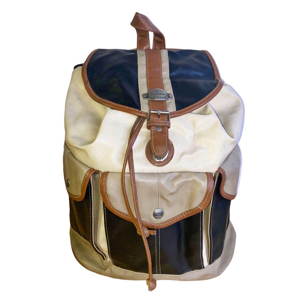 Vintage Arizona Color Block Backpack Retro Gadget Atlas Backpack – Mokuyobi main image 2