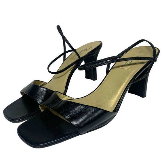 Vintage Preview Int. Womens Size 11W Black Sandals - image 1