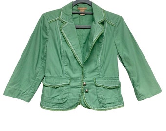 Vintage Forever 21 Womens Size S Green Y2K Blazer